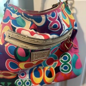 Coach Multi Color Purse